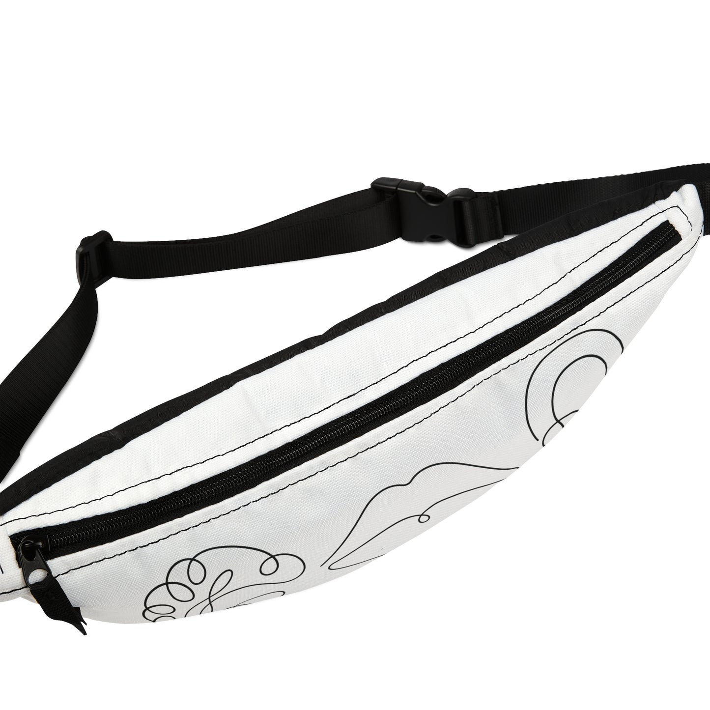 SLP Line Art (White) Fanny Pack