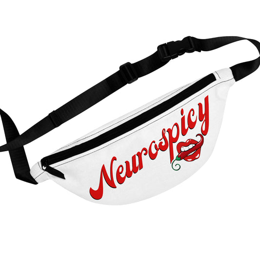 Neurospicy (White) Fanny Pack