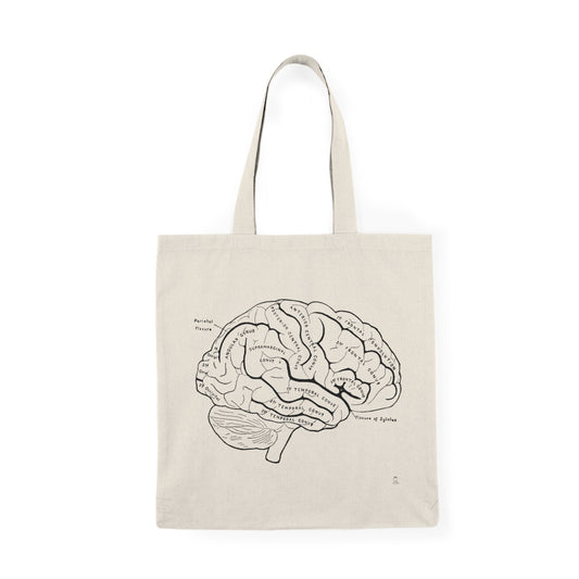Brain Sketch Tote Bag