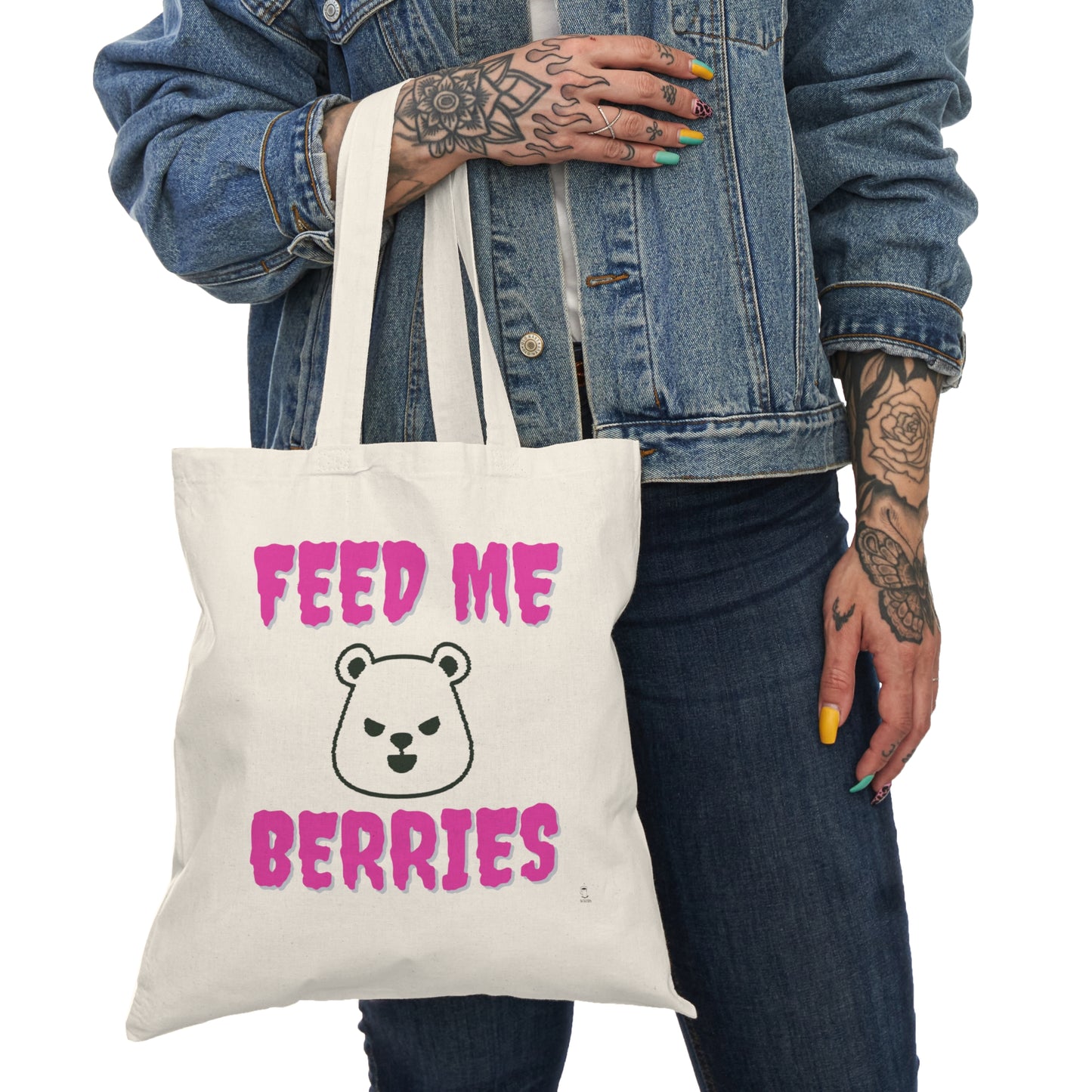 Feed Me Berries Graphic Tote Bag