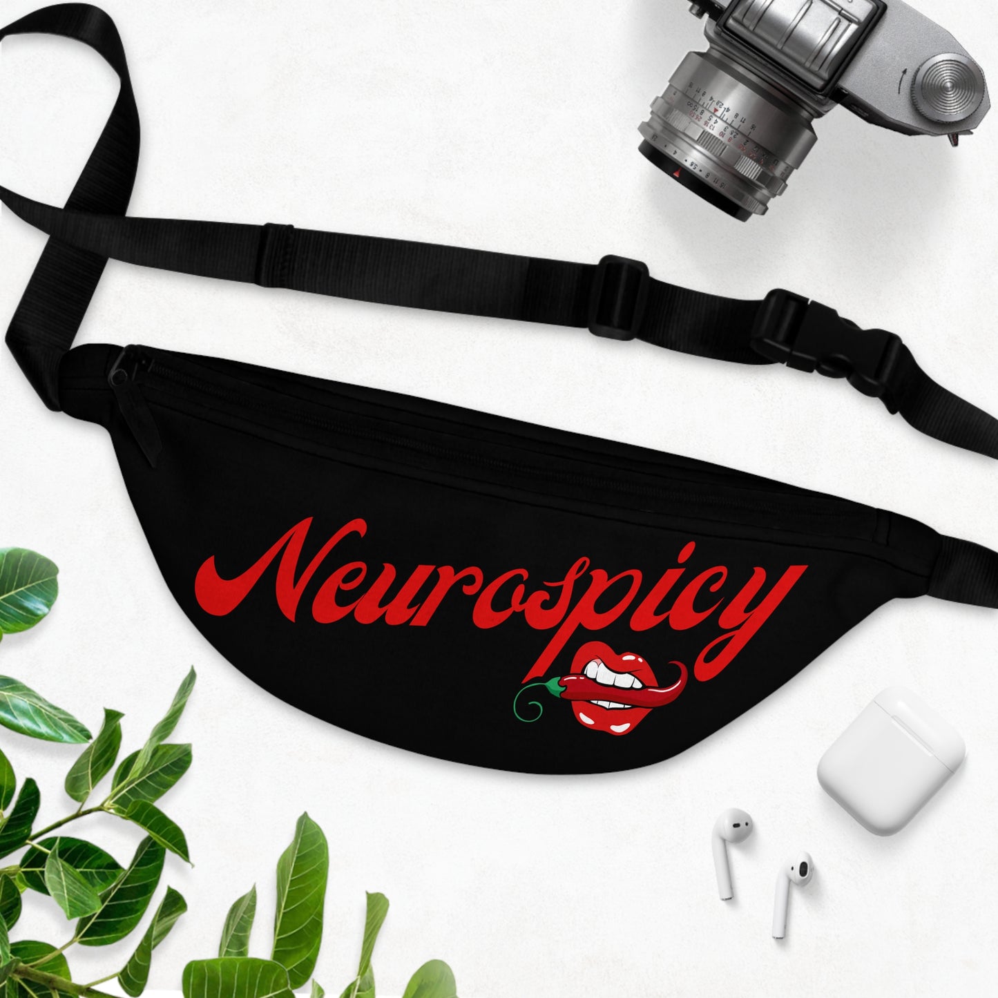 Neurospicy (Black) Fanny Pack