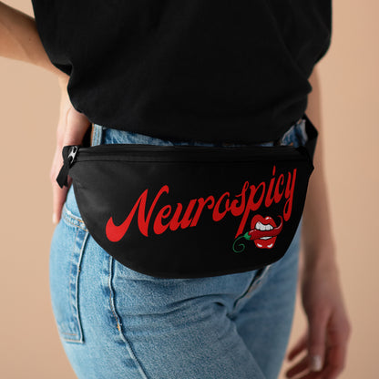 Neurospicy (Black) Fanny Pack