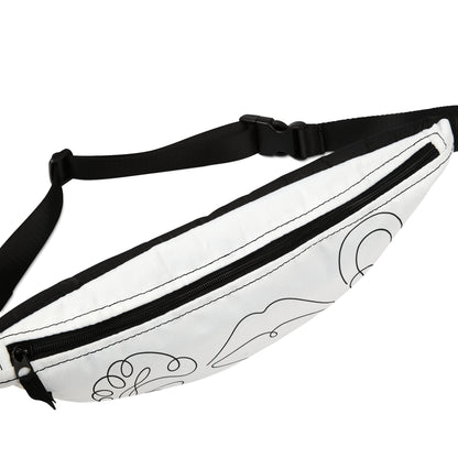 SLP Line Art (White) Fanny Pack