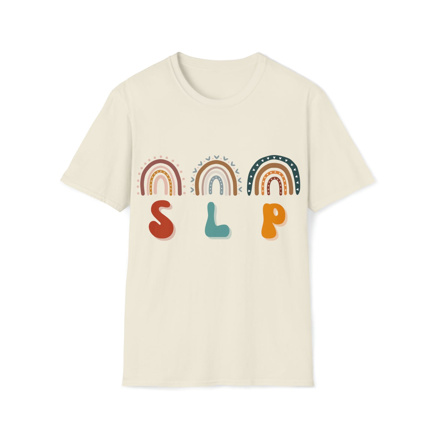 SLP Rainbow Design Softstyle Tee