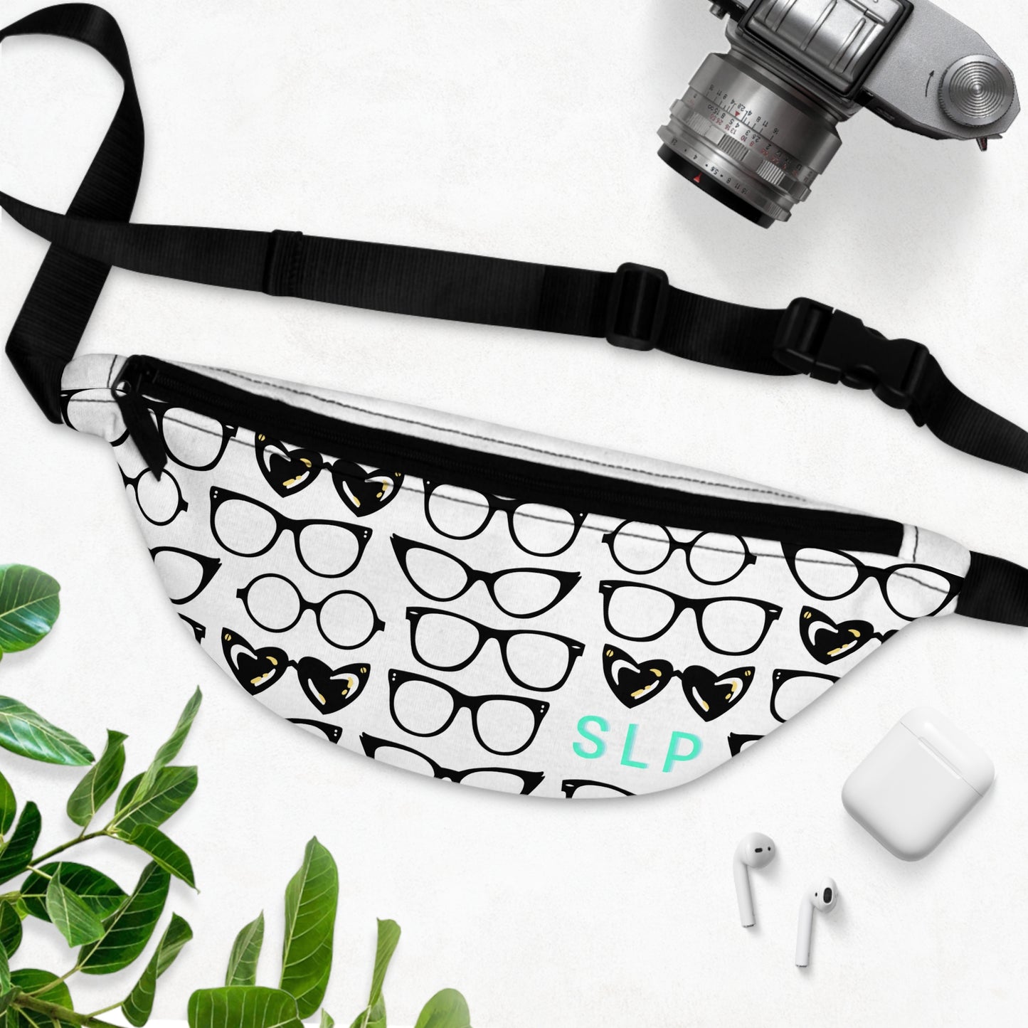 Fancy Glasses (White) Fanny Pack