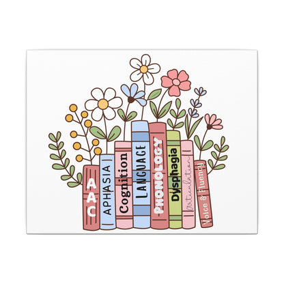 SLP Domains Book Shelf Canvas Print