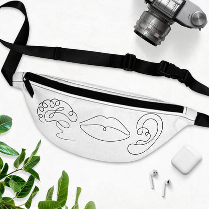 SLP Line Art (White) Fanny Pack