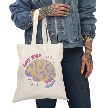 Love Your Brain Tote Bag