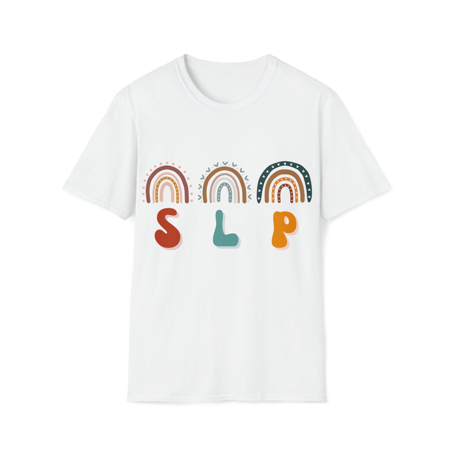 SLP Rainbow Design Softstyle Tee