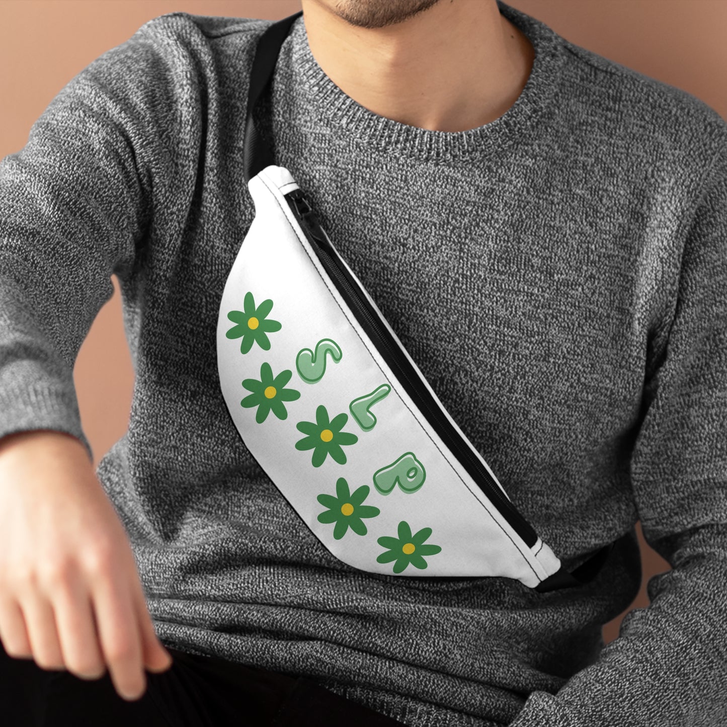 Daisy Chain (Green) Fanny Pack