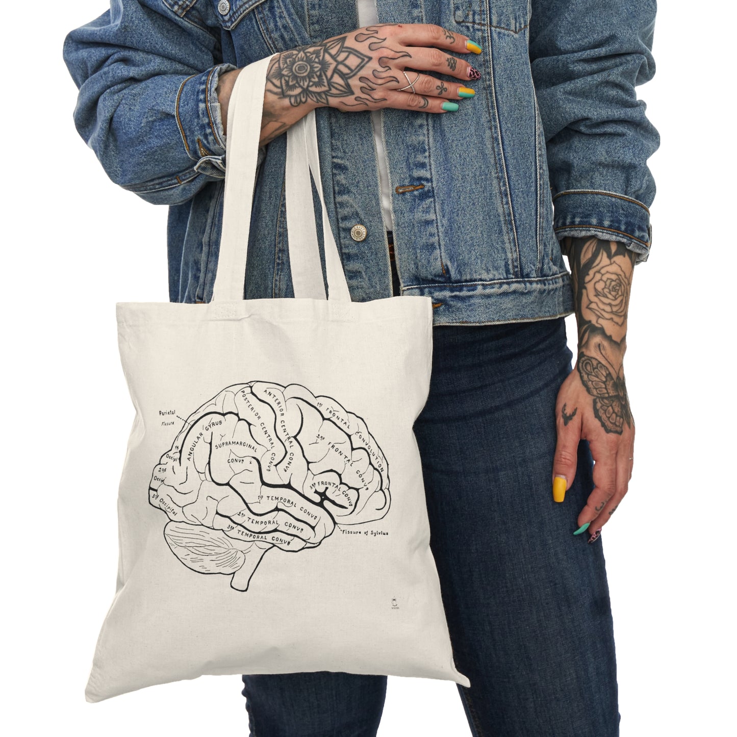 Brain Sketch Tote Bag