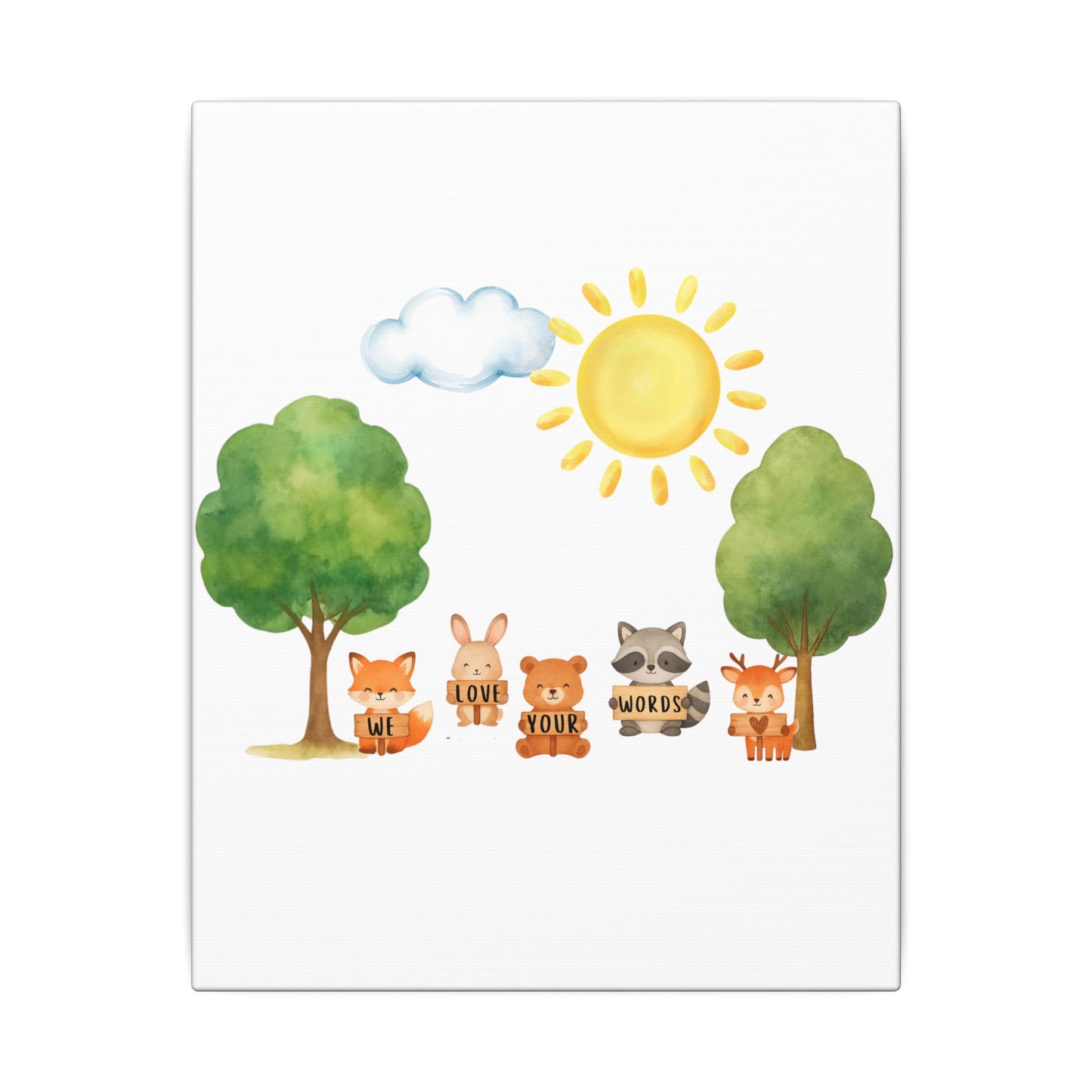Woodland Friends Canvas Print
