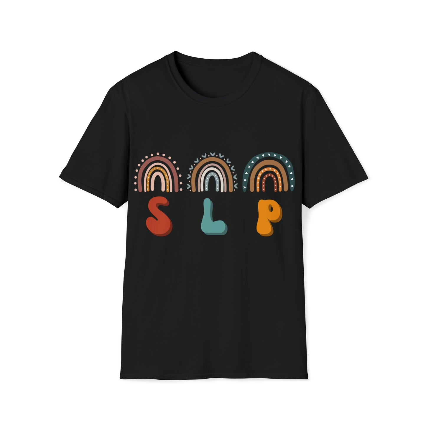 SLP Rainbow Design Softstyle Tee