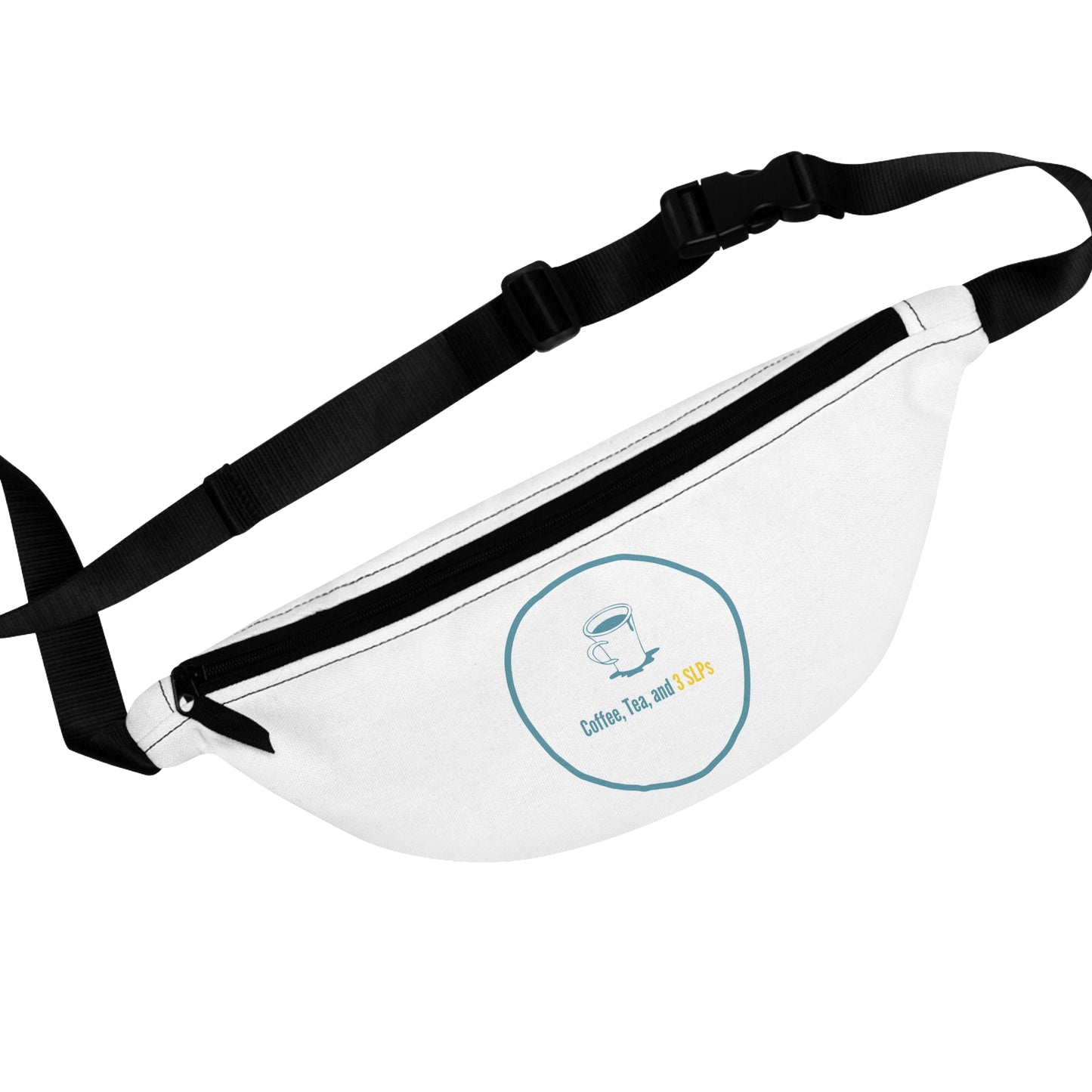 CT and 3 SLPs Original White Logo Fanny Pack