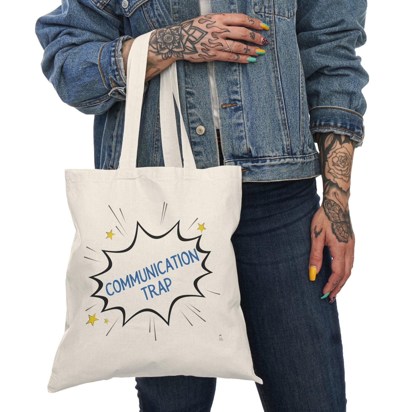 Communication Trap Tote Bag