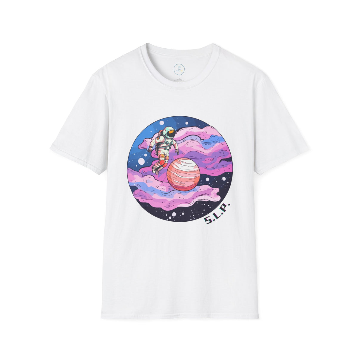 Space Language Pathologist Softstyle Tee – Coffee, Tea, and 3 SLPs