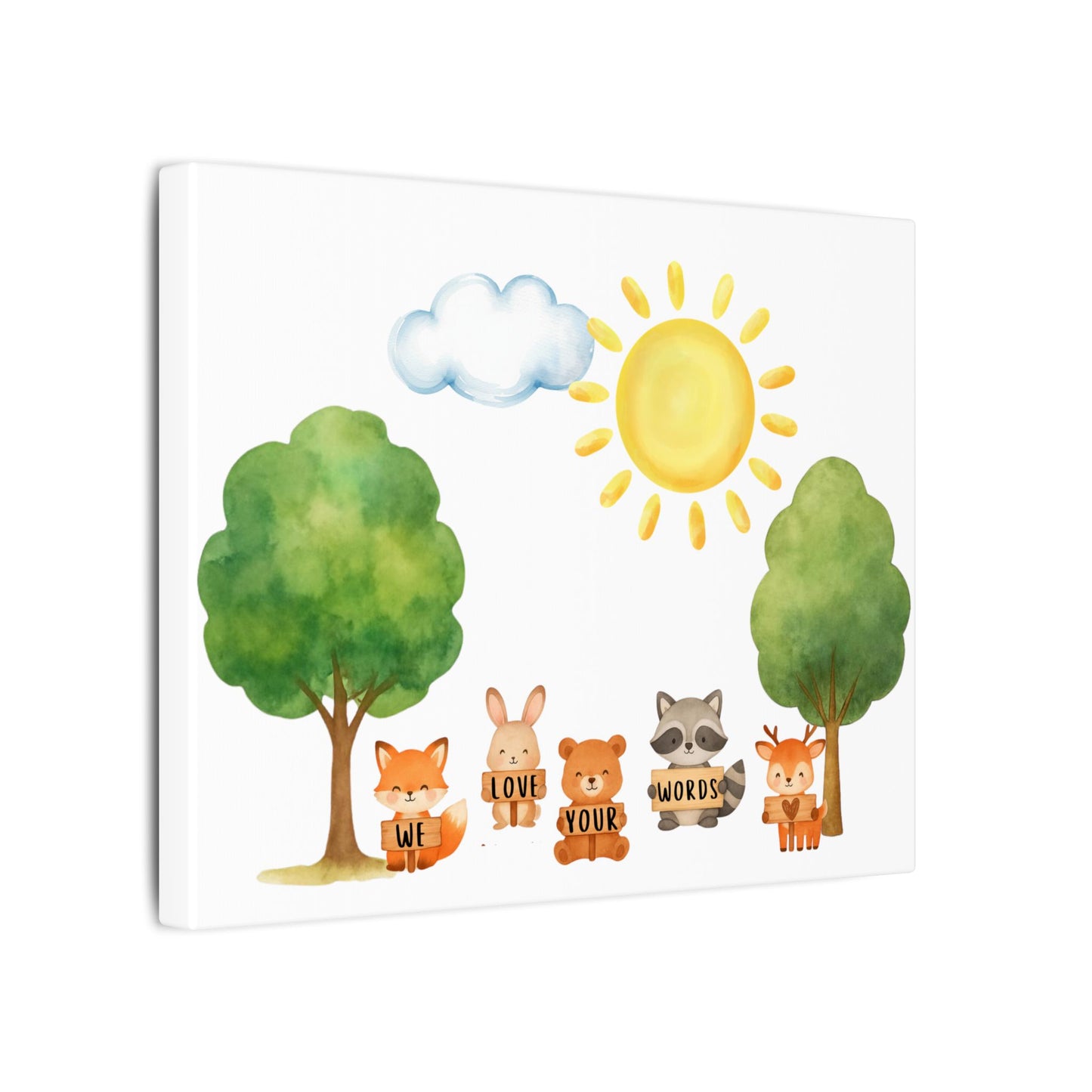 Woodland Friends Canvas Print