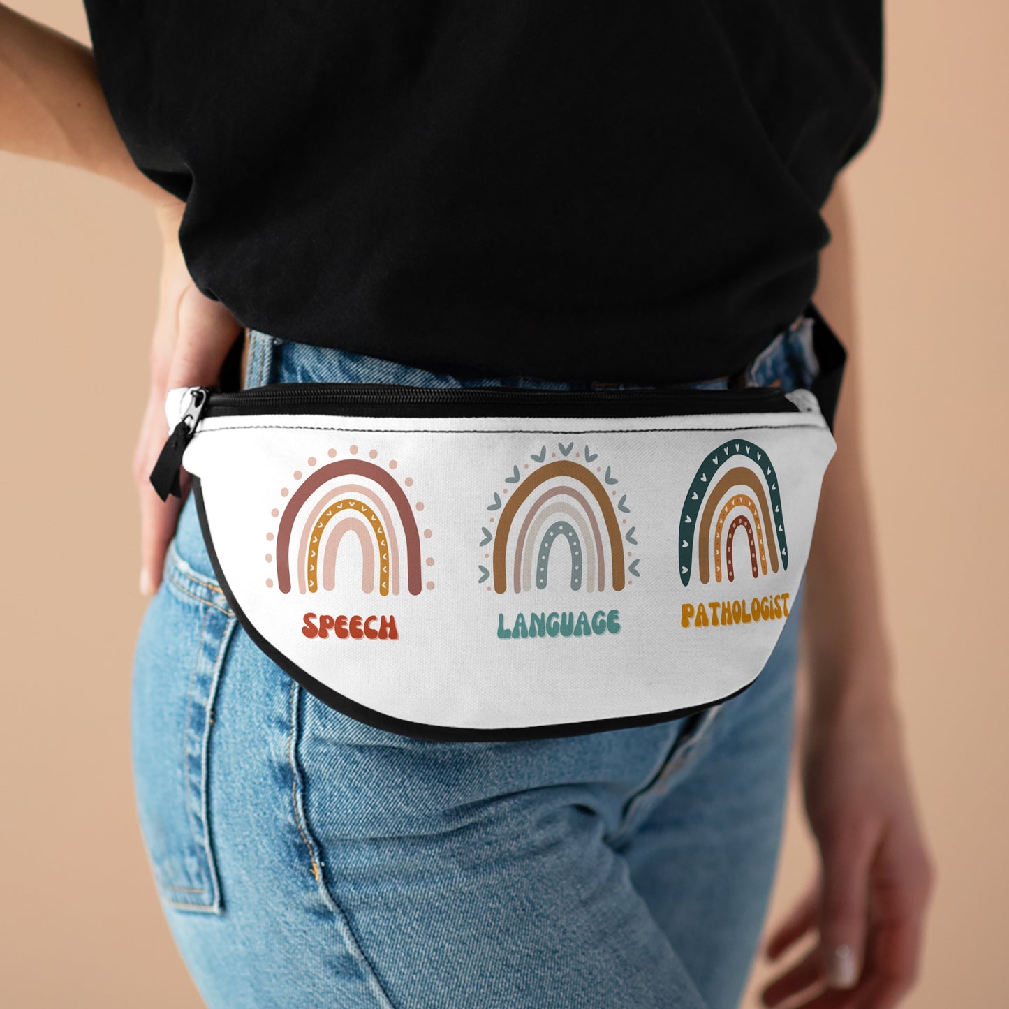 SLP Rainbow Design Fanny Pack