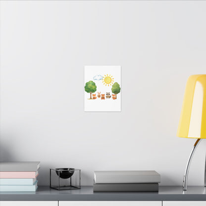 Woodland Friends Canvas Print
