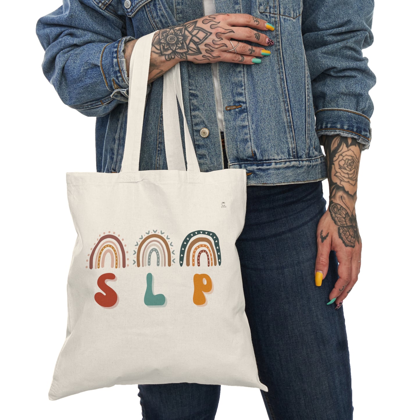 SLP Rainbow Design Tote Bag