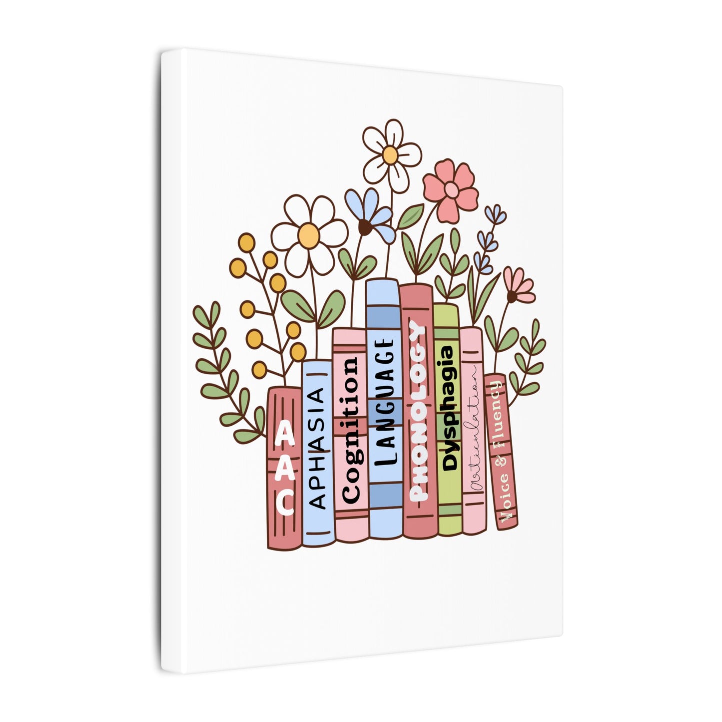 SLP Domains Book Shelf Canvas Print