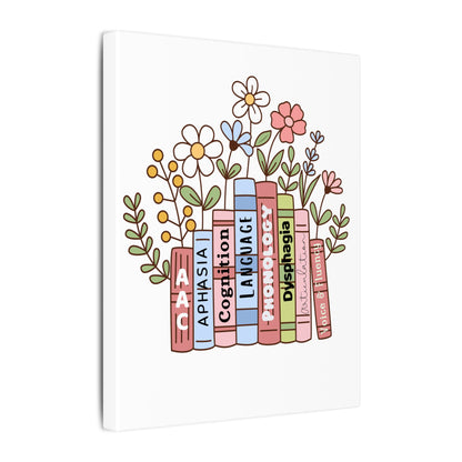 SLP Domains Book Shelf Canvas Print