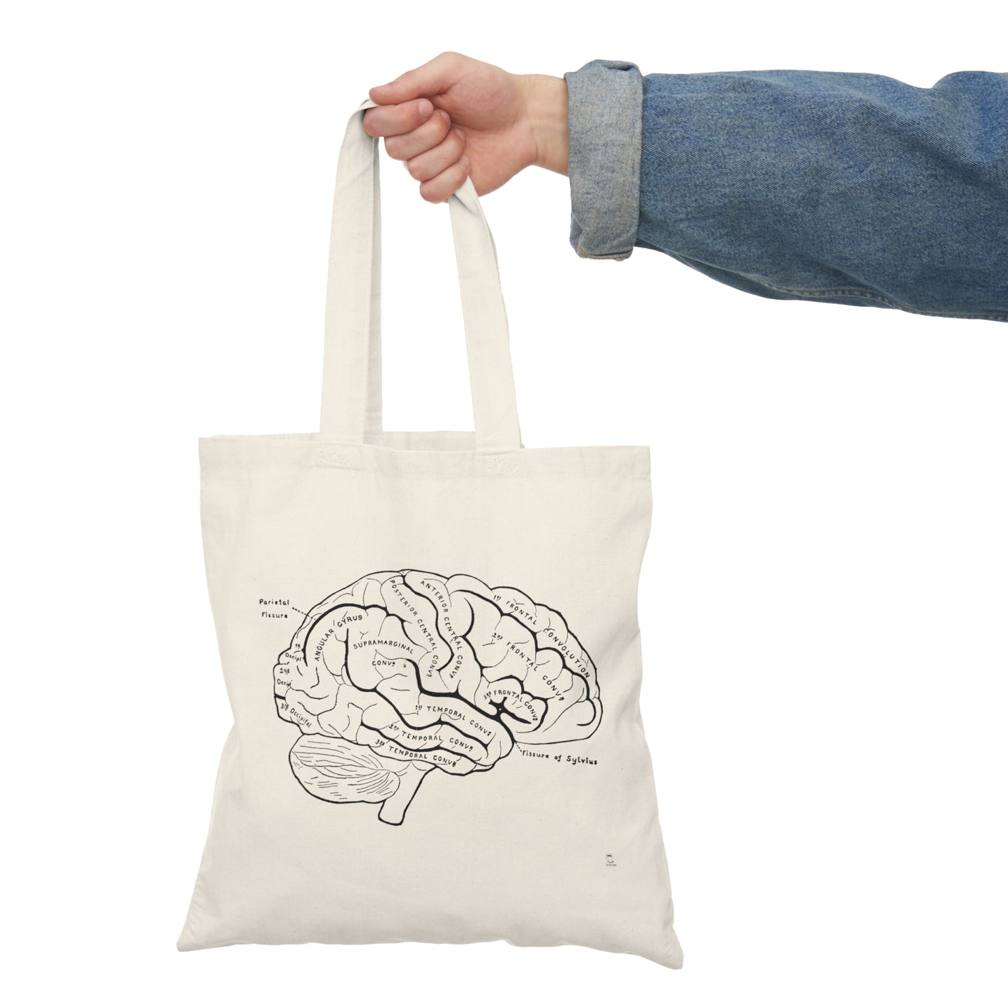 Brain Sketch Tote Bag