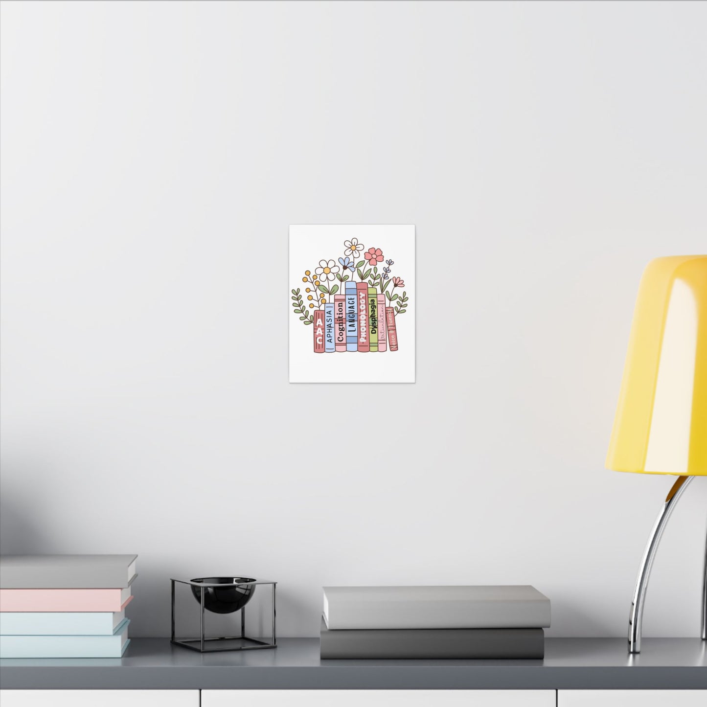 SLP Domains Book Shelf Canvas Print