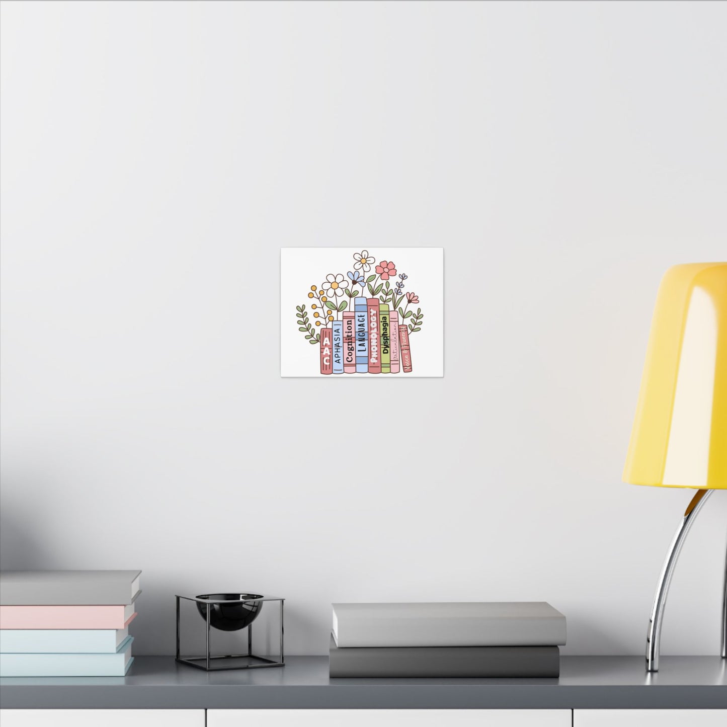 SLP Domains Book Shelf Canvas Print