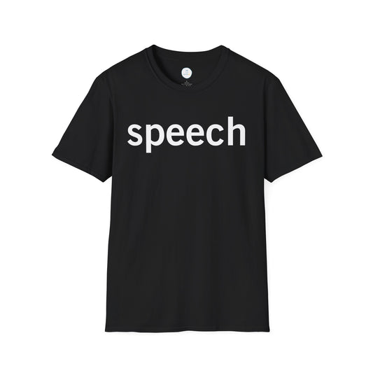 Speech (Black) Softstyle Tee